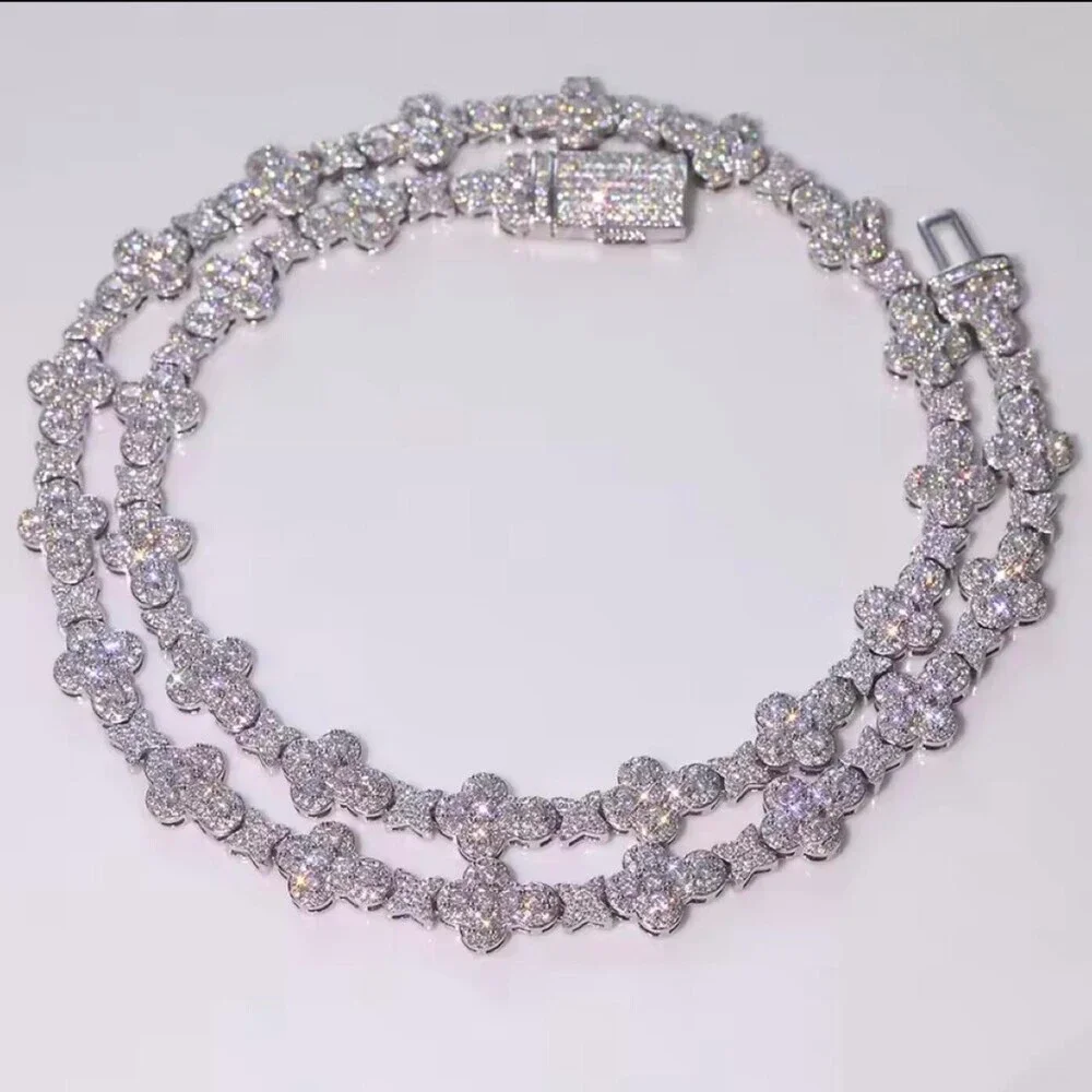 10 Mm Iced Out Tennis Cross F 32 E